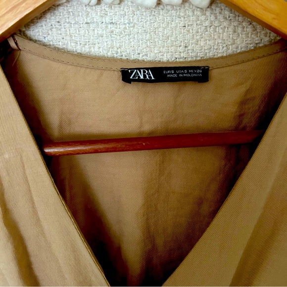 Zara camel button down dress - Picture 11 of 14